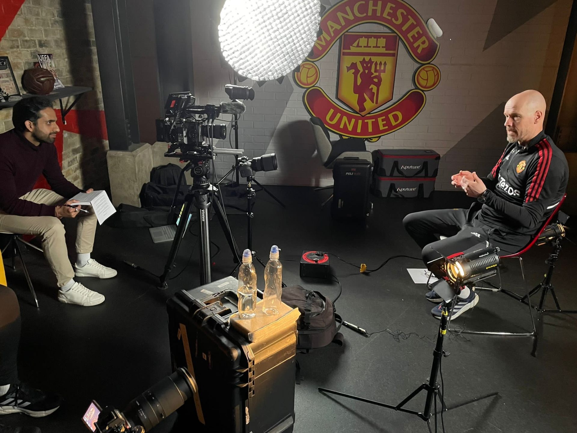 Interview with Erik ten Hag at Manchester United