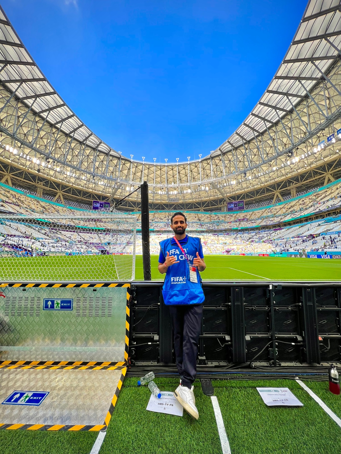 Pitchside at the FIFA World Cup