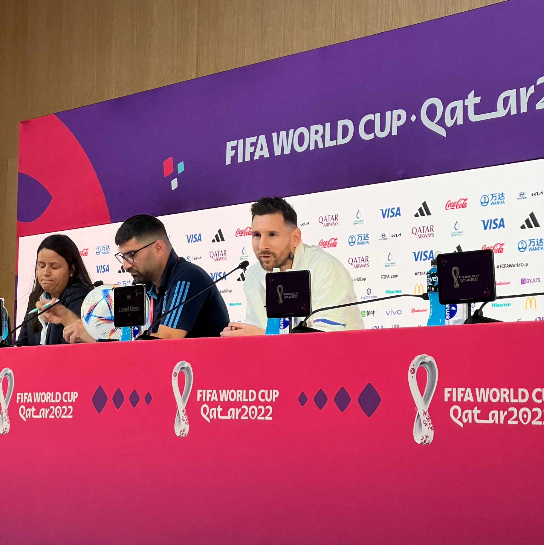 Lionel Messi at FIFA World Cup Qatar 2022 press conference