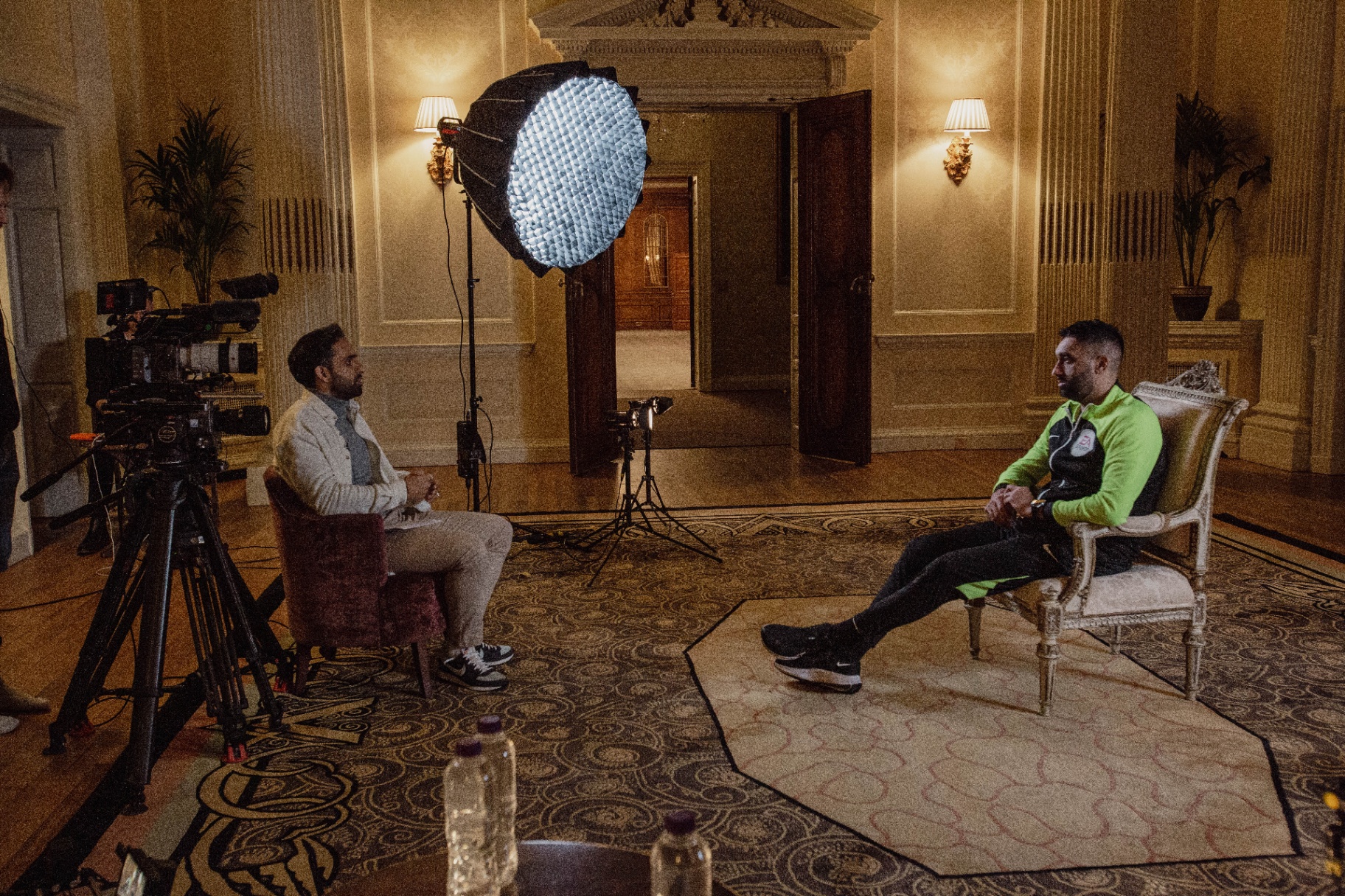 Interview in a heritage interior